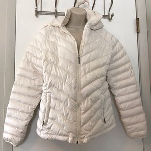 Women's White Puffer Coat